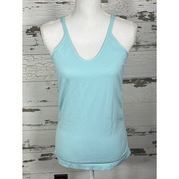 ZELLA Mesh Back Tank Teal Sz L NWOT - Picture 1 of 4